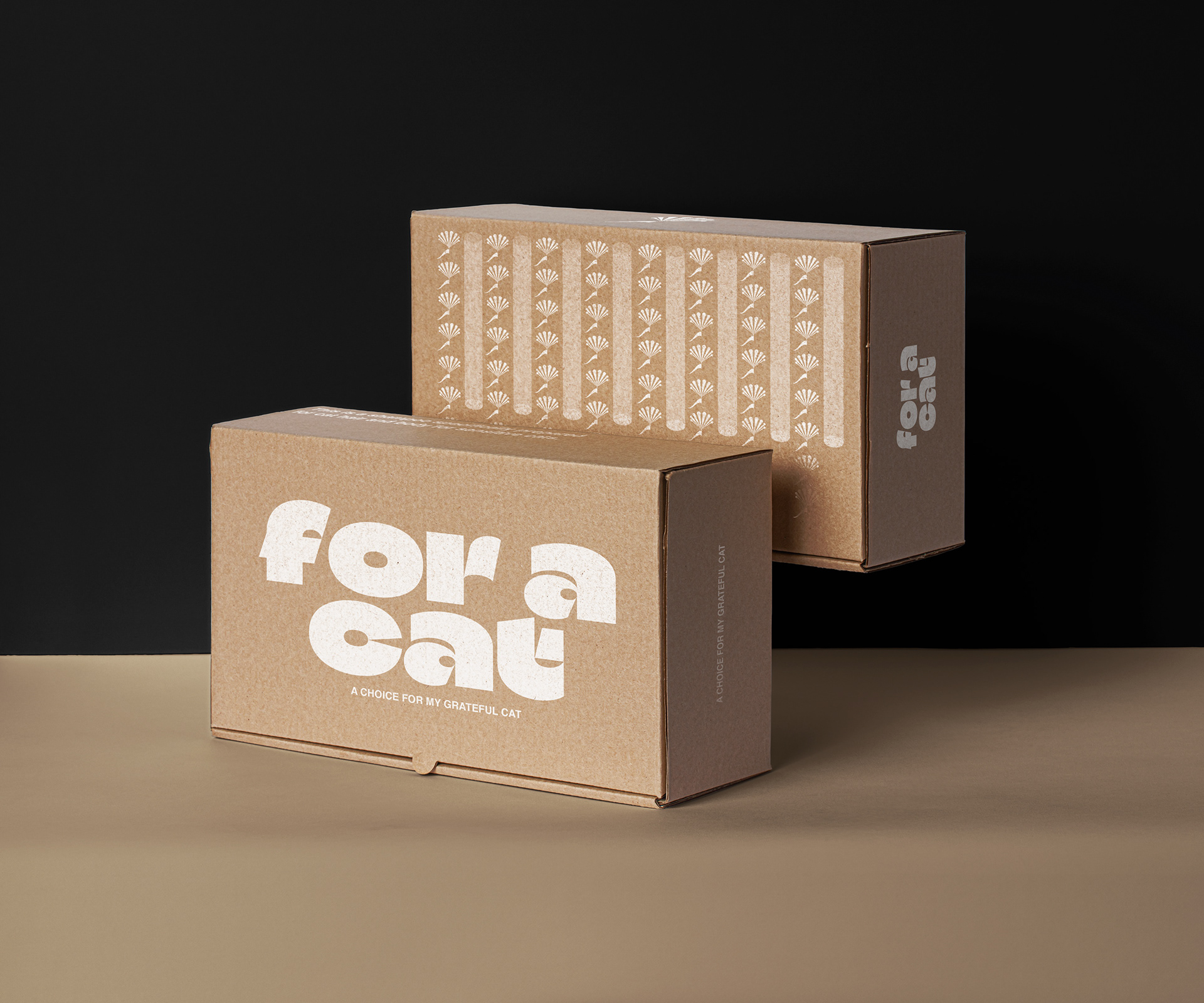 For a Cat Packaging brand 디자인 포트폴리오 대표 이미지