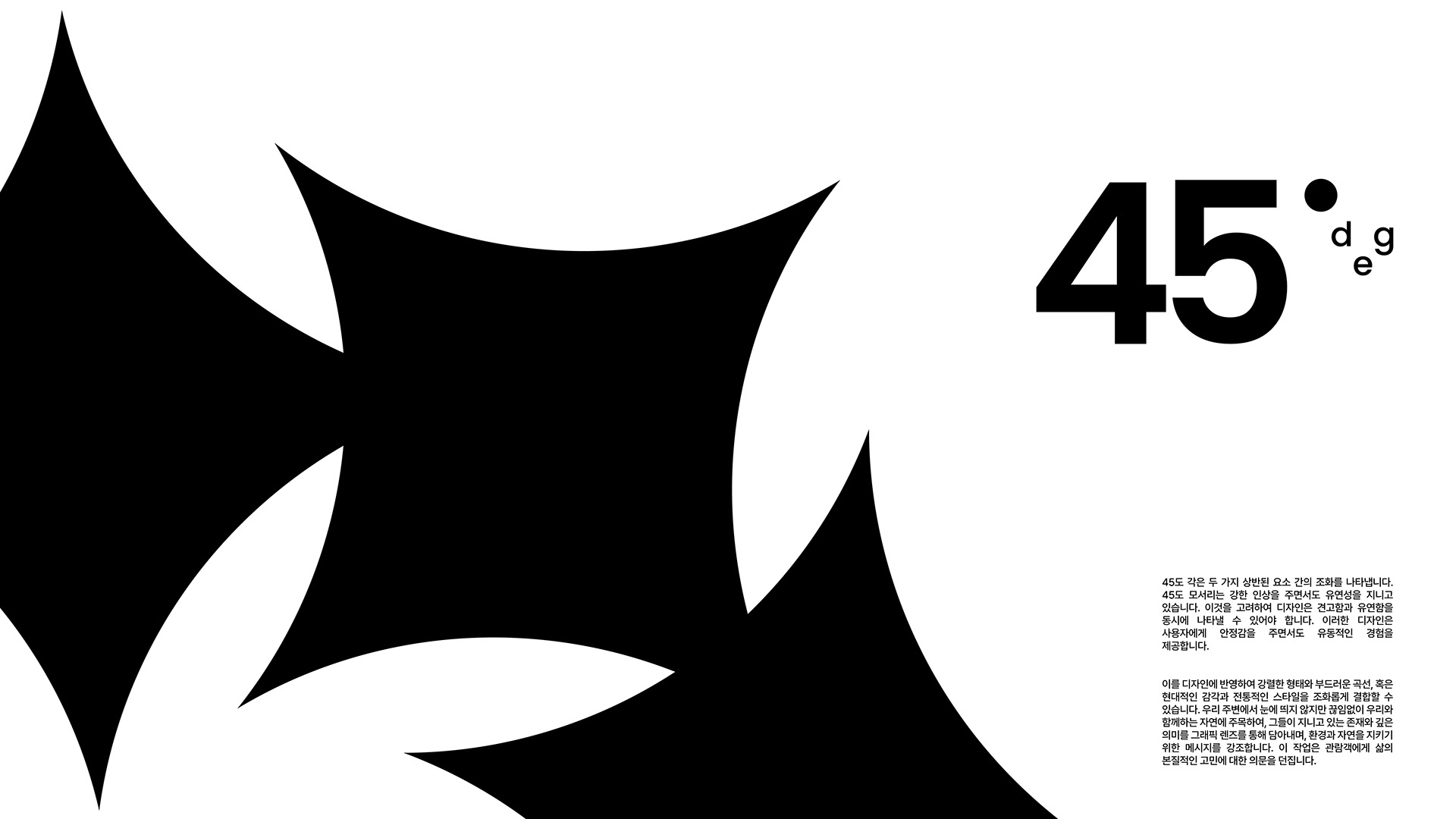 45 Degree 브랜드·BX 포트폴리오 — 2번째 적용 이미지